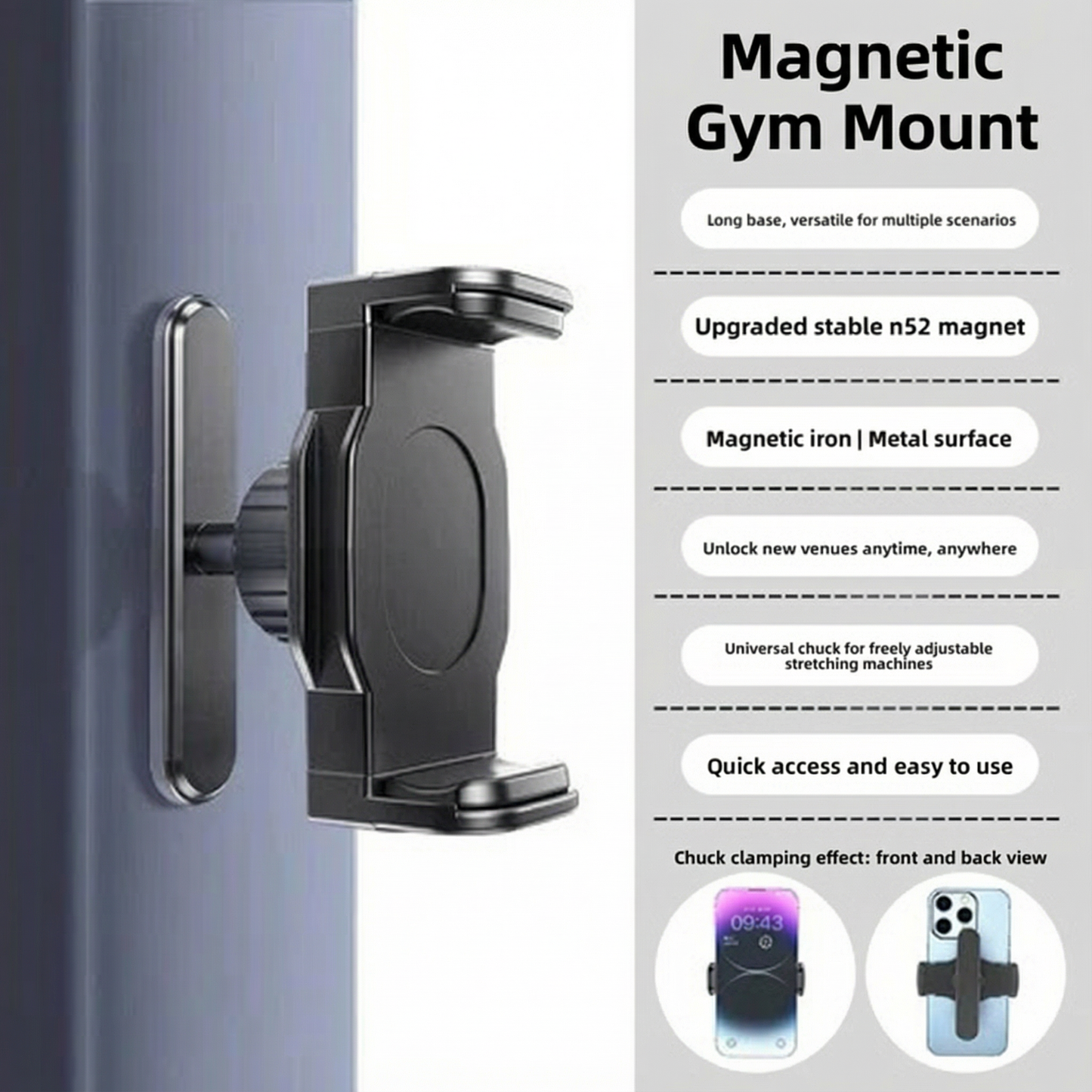 Magnetic Gym Mount